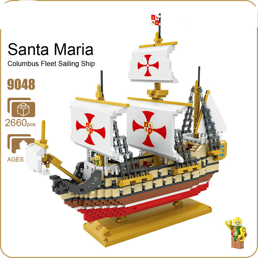 Diamond Blocks Santa Maria DIY Model