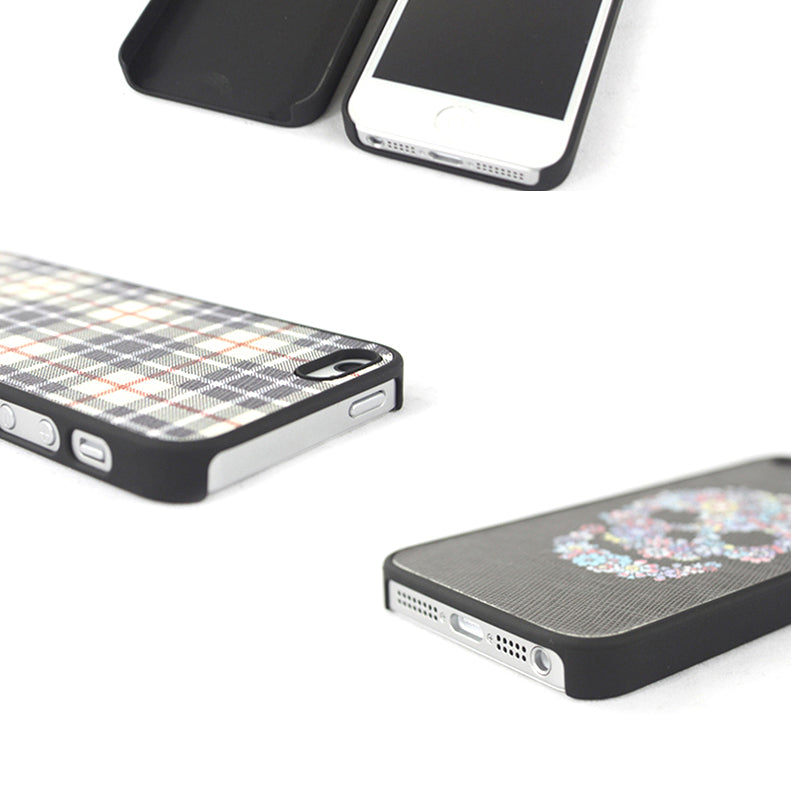 Aqua Anchor Stripe Phone Case