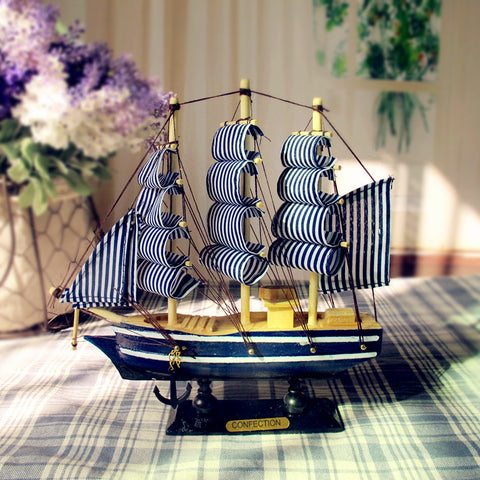 Mediterranean Style Sailing Ship Model