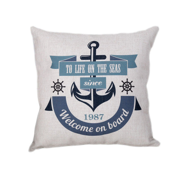 Nautical Decorative Cushion Cover